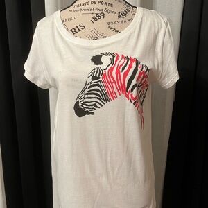 Marc Jacob’s White Zebra Print Women's Top
